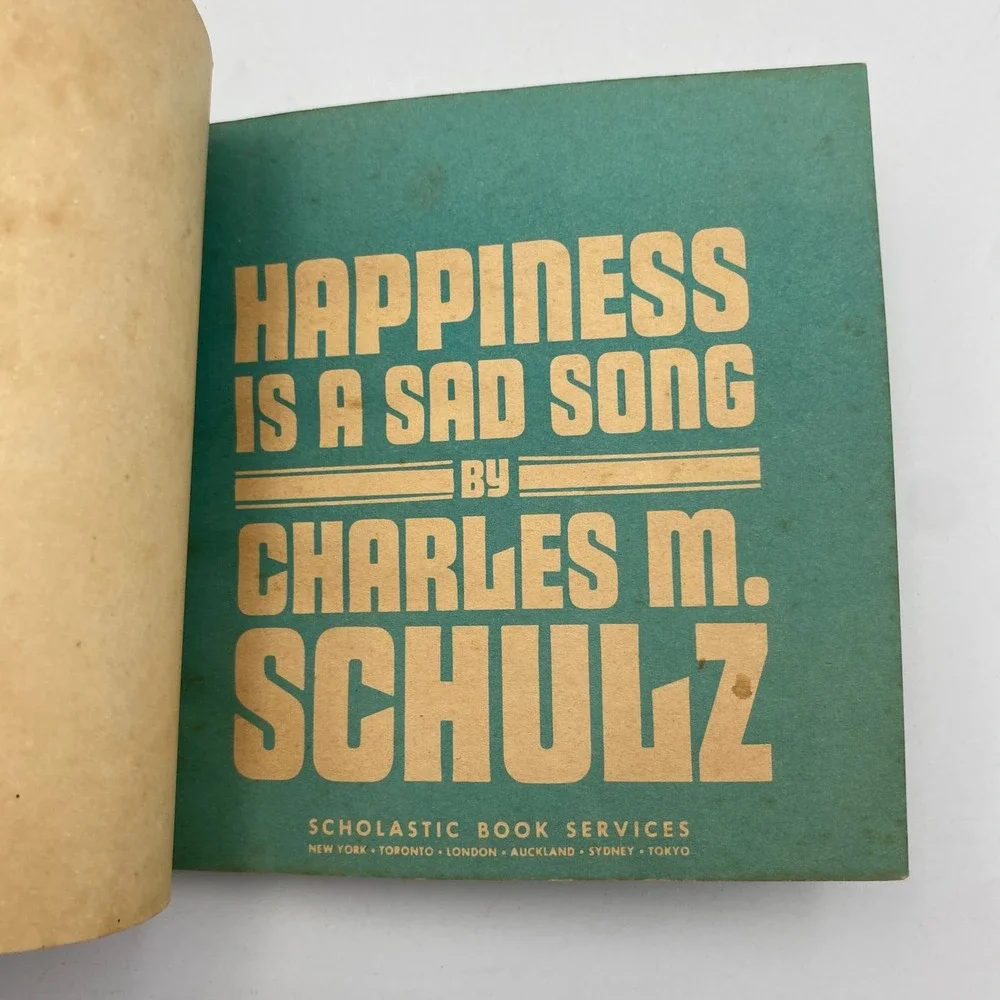 Vintage Peanuts Books Lot of 3 Charles M Schulz Snoopy Charlie Brown 1960s 1970s